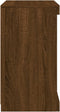 vidaXL - Dressoir - met - LED-verlichting - 41x37x67 - cm - bruin - eikenkleur