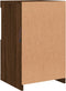 vidaXL - Dressoir - met - LED-verlichting - 41x37x67 - cm - bruin - eikenkleur