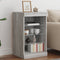 vidaXL - Dressoir - met - LED-verlichting - 41x37x67 - cm - grijs - sonoma - eiken