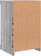 vidaXL - Dressoir - met - LED-verlichting - 41x37x67 - cm - grijs - sonoma - eiken