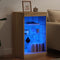 vidaXL - Dressoir - met - LED-verlichting - 41x37x67 - cm - sonoma - eikenkleurig