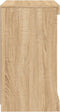 vidaXL - Dressoir - met - LED-verlichting - 41x37x67 - cm - sonoma - eikenkleurig