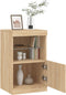 vidaXL - Dressoir - met - LED-verlichting - 41x37x67 - cm - sonoma - eikenkleurig