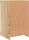 vidaXL - Dressoir - met - LED-verlichting - 41x37x67 - cm - sonoma - eikenkleurig