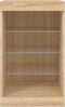 vidaXL - Dressoir - met - LED-verlichting - 41x37x67 - cm - sonoma - eikenkleurig