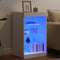 vidaXL - Dressoir - met - LED-verlichting - 41x37x67 - cm - wit