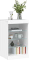 vidaXL - Dressoir - met - LED-verlichting - 41x37x67 - cm - wit