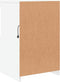 vidaXL - Dressoir - met - LED-verlichting - 41x37x67 - cm - wit