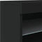 vidaXL - Dressoir - met - LED-verlichting - 41x37x67 - cm - zwart
