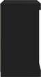 vidaXL - Dressoir - met - LED-verlichting - 41x37x67 - cm - zwart