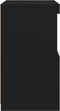 vidaXL - Dressoir - met - LED-verlichting - 41x37x67 - cm - zwart