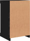 vidaXL - Dressoir - met - LED-verlichting - 41x37x67 - cm - zwart