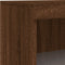 vidaXL - Dressoir - met - LED-verlichting - 60,5x37x100 - cm - bruin - eikenkleur