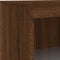 vidaXL - Dressoir - met - LED-verlichting - 60,5x37x100 - cm - bruin - eikenkleur