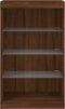 vidaXL - Dressoir - met - LED-verlichting - 60,5x37x100 - cm - bruin - eikenkleur