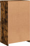 vidaXL - Dressoir - met - LED-verlichting - 60,5x37x100 - cm - gerookt - eikenkleur