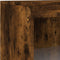vidaXL - Dressoir - met - LED-verlichting - 60,5x37x100 - cm - gerookt - eikenkleur