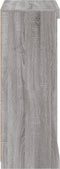 vidaXL - Dressoir - met - LED-verlichting - 60,5x37x100 - cm - grijs - sonoma - eiken