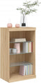 vidaXL - Dressoir - met - LED-verlichting - 60,5x37x100 - cm - sonoma - eikenkleurig