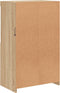 vidaXL - Dressoir - met - LED-verlichting - 60,5x37x100 - cm - sonoma - eikenkleurig