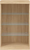 vidaXL - Dressoir - met - LED-verlichting - 60,5x37x100 - cm - sonoma - eikenkleurig