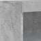vidaXL - Dressoir - met - LED-verlichting - 60,5x37x100 - cm - betongrijs