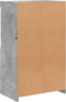 vidaXL - Dressoir - met - LED-verlichting - 60,5x37x100 - cm - betongrijs