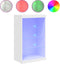 vidaXL - Dressoir - met - LED-verlichting - 60,5x37x100 - cm - wit