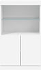 vidaXL - Dressoir - met - LED-verlichting - 60,5x37x100 - cm - wit