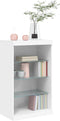 vidaXL - Dressoir - met - LED-verlichting - 60,5x37x100 - cm - wit