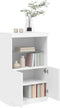 vidaXL - Dressoir - met - LED-verlichting - 60,5x37x100 - cm - wit