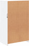 vidaXL - Dressoir - met - LED-verlichting - 60,5x37x100 - cm - wit