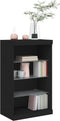 vidaXL - Dressoir - met - LED-verlichting - 60,5x37x100 - cm - zwart