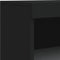 vidaXL - Dressoir - met - LED-verlichting - 60,5x37x100 - cm - zwart