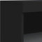 vidaXL - Dressoir - met - LED-verlichting - 60,5x37x100 - cm - zwart