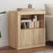 vidaXL - Dressoir - met - LED-verlichting - 60,5x37x67 - cm - sonoma - eikenkleurig