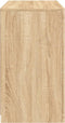vidaXL - Dressoir - met - LED-verlichting - 60,5x37x67 - cm - sonoma - eikenkleurig