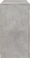 vidaXL - Dressoir - met - LED-verlichting - 60,5x37x67 - cm - betongrijs