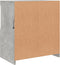 vidaXL - Dressoir - met - LED-verlichting - 60,5x37x67 - cm - betongrijs