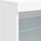 vidaXL - Dressoir - met - LED-verlichting - 60,5x37x67 - cm - wit