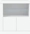 vidaXL - Dressoir - met - LED-verlichting - 60,5x37x67 - cm - wit