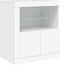 vidaXL - Dressoir - met - LED-verlichting - 60,5x37x67 - cm - wit