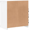 vidaXL - Dressoir - met - LED-verlichting - 60,5x37x67 - cm - wit