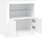 vidaXL - Dressoir - met - LED-verlichting - 60,5x37x67 - cm - wit