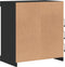 vidaXL - Dressoir - met - LED-verlichting - 60,5x37x67 - cm - zwart