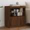 vidaXL - Dressoir - met - LED-verlichting - 60x37x67 - cm - bruin - eikenkleur