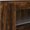 vidaXL - Dressoir - met - LED-verlichting - 60x37x67 - cm - gerookt - eikenkleurig