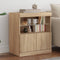 vidaXL - Dressoir - met - LED-verlichting - 60x37x67 - cm - sonoma - eikenkleurig