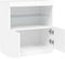 vidaXL - Dressoir - met - LED-verlichting - 60x37x67 - cm - wit