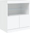 vidaXL - Dressoir - met - LED-verlichting - 60x37x67 - cm - wit